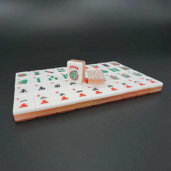 Premium Wooden Mahjong Set